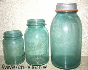 old mason jars